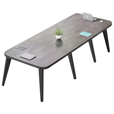 中豫鑫泽 ZYXZ5030128 会议桌简约现代长方形办公室小型会议桌 4.8米单桌