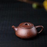 美帮汇柴烧石瓢壶紫砂壶窑变石瓢壶原矿全手工大号功夫茶