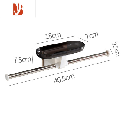 三维工匠衣架收纳架家用卧室阳台整理架壁挂式挂钩多宿舍夹子收纳器