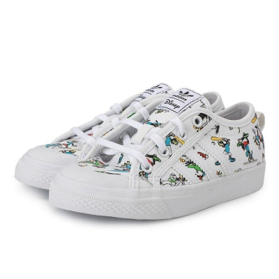 ADIDAS阿迪达斯三叶草休闲鞋舒适耐磨低帮童鞋板鞋运动鞋FW3823 Z