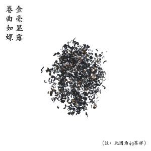 茶叶[伍刻]祁门香螺 花蜜香花果香 2024年传统手工揉搓 200g 2袋装