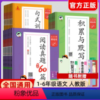 阅读真题60篇[上册] 小学一年级 [正版]2024春新版53小学基础练一年级二年级四五六年级上下册语文积累与默写三年级