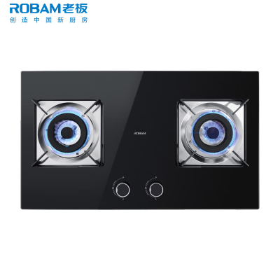 老板(Robam)小灶王燃气灶家用天然气双灶嵌入式煤气灶5.2kW可调节灶具猛火灶一级能效22B1A(天然气)