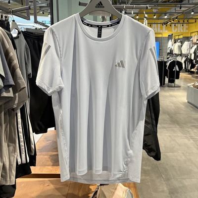 阿迪达斯(adidas)男装短袖 新款跑步训练健身运动T恤 JY6984 C