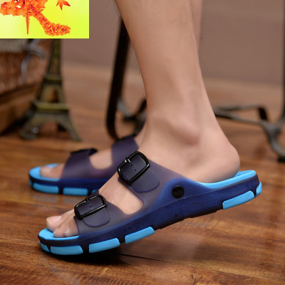 拖鞋男夏季凉鞋男士沙滩鞋凉拖鞋洞洞鞋防滑男一字拖潮鞋流行男鞋简畅