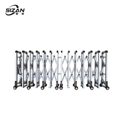 斯赞 安全围栏 铝合金移动伸缩护栏 高1.8m 米