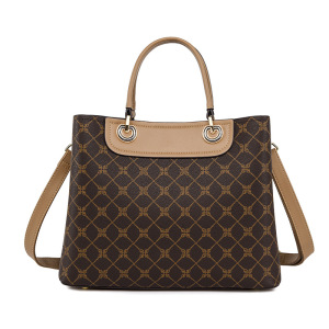 Ceba2022新款女包感轻奢大容量女托特包软皮通勤印花女士手提包