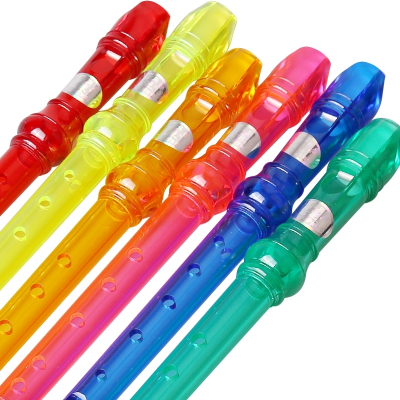 天鹅(TianE)竖笛六孔八孔小学生儿童初学者成人练习演奏6孔8孔乐器竖笛子八孔(乳白色）