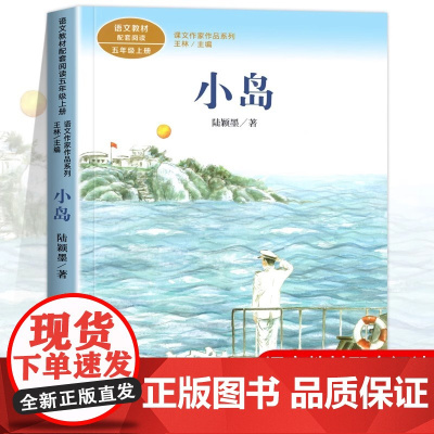 小岛 陆颖墨著正版 五年级阅读课外书上册 人民教育出版社 适合小学生看的课外书籍 语文教材配套课文作家作品老师推儿童故事