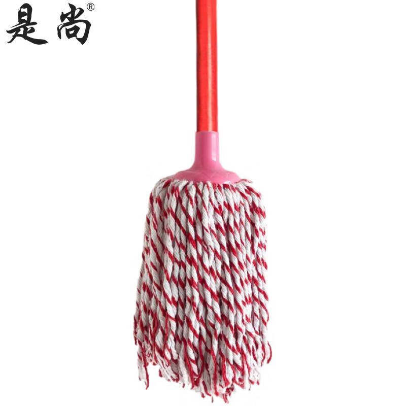 是尚 木柄拖把 红白线/把