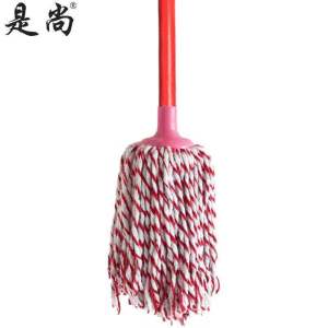 是尚 木柄拖把 红白线/把