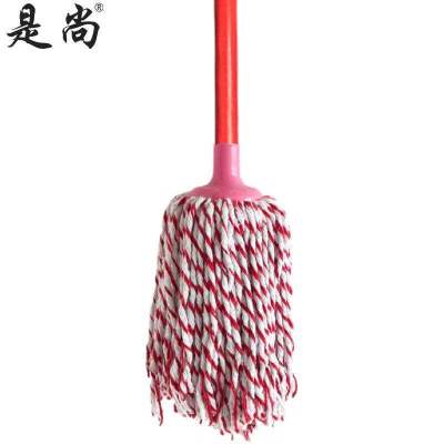 是尚 木柄拖把 红白线/把
