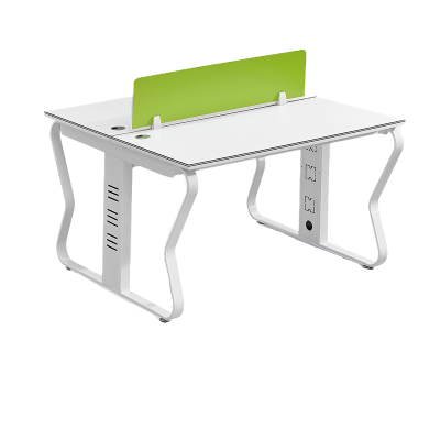 易企采 双人位单桌 简约现代单人位职员桌工位桌办公室桌子屏风办公桌椅组合