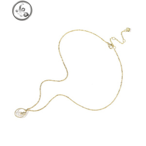 ZEGL925纯银海豚项链女小众锁骨链森系网红简约气质淡水珍珠吊坠 JiMi 925银淡水珍珠