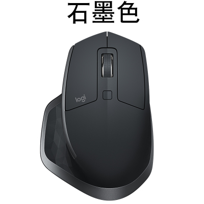 罗技（Logitech）MXMaster2S无线鼠标无线蓝牙优联双模跨计算机控制鼠标石墨黑