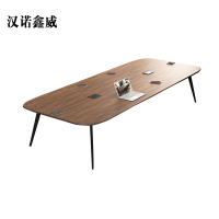 汉诺鑫威会议桌工作桌培训桌小型洽谈桌长4.2米宽1.38米[工厂现做 7天内发货]