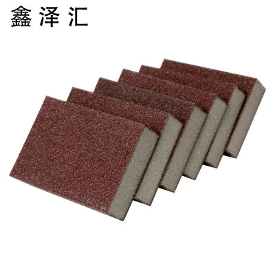 刷锅神器金刚砂海绵擦锅底清洁除垢海绵擦去铁锈污渍纳米百洁布