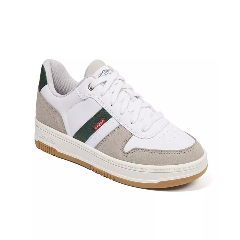 李维斯(LEVI'S)男士圆头系带休闲运动鞋舒适缓震橡胶底百搭板鞋