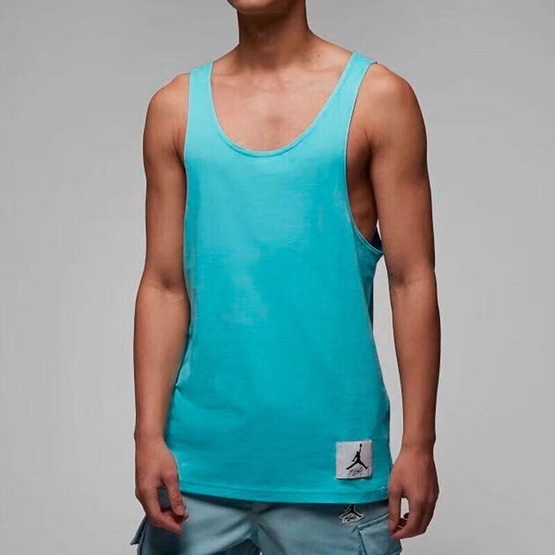 NIKE耐克背心JORDAN运动休闲舒适透气针织男装DX9586-464 D