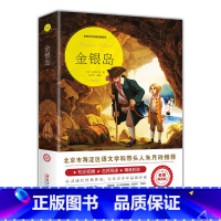 [正版]金银岛精美插图版全译本无删减语文 经典文学名著书适合小学生孩子阅读的一二三四年级课外书阅读经典带插画书籍