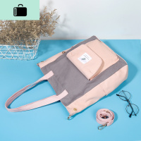 2020新款帆布包包女日韩百搭大容量手提学生书包ins斜挎布袋单肩NEW LAKE女斜挎包