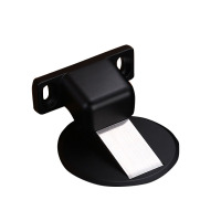 红鲸鱼 阻门器 锌合金免打孔隐形地吸(黑色)1个