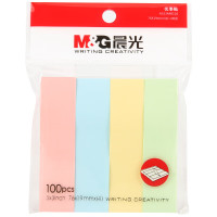 晨光 M&G 纸质便利贴 YS-13 76*19mm 100页/条 4条/包 包