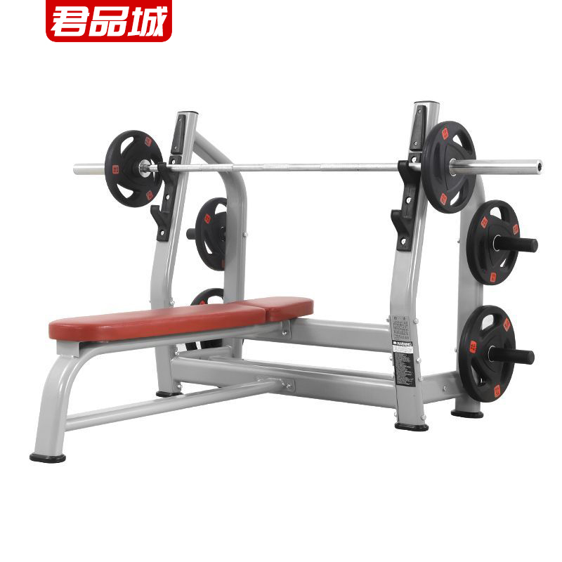 君品城 商用卧推举重杠铃床(含2.2米杆子+30公斤杠铃片)JPC-WT01 套