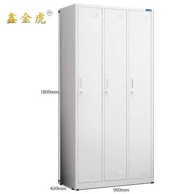 鑫金虎三门衣柜职工换衣柜挂衣储物柜Y2 900*420*1800mm