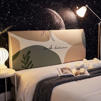 床头套罩 床头罩全包软包床靠背罩北欧风格简约现代可拆洗 抽象派 高度50~65*长度120cm(通用)