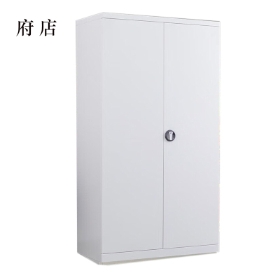 府店办公柜工具柜加厚铁皮储物柜工厂车间用带抽屉汽修多功能收纳柜通门无网柜灰白色