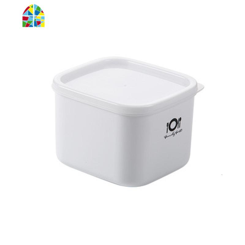 新疆百货塑料冰箱水果保鲜盒微波炉盒长方形饭盒食品收纳盒 FENGHOU 方形大号1000ml