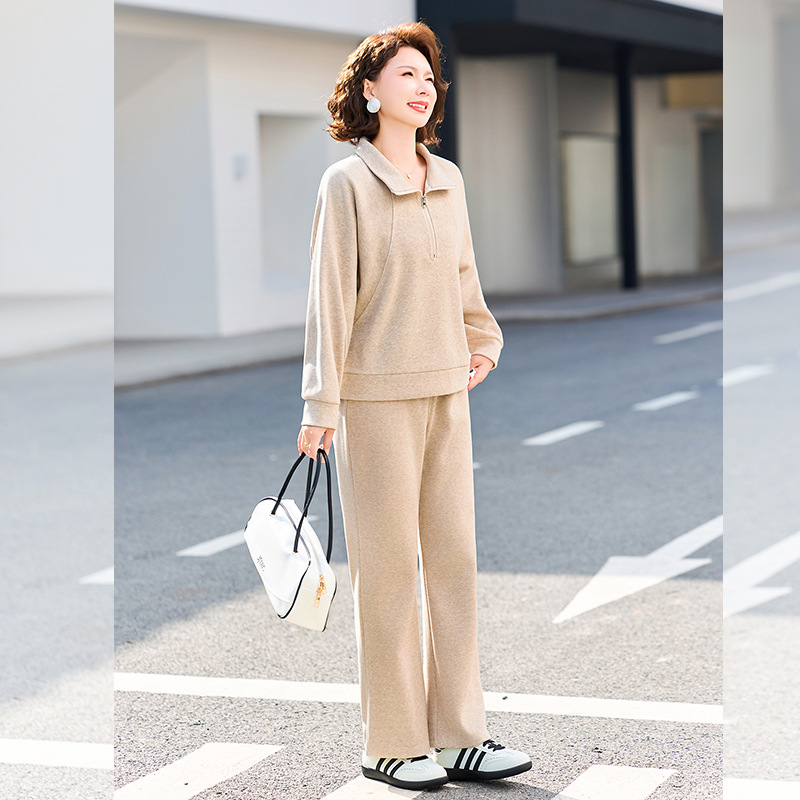 大码女装妈妈装套装春秋新款衣服40-60岁休闲两件套衣服2026年女