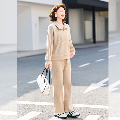 大码女装妈妈装套装春秋新款衣服40-60岁休闲两件套衣服2026年女