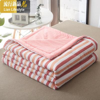 水洗棉夏凉被棉被芯夏天空调被薄款春秋薄被子单人宿舍双人夏季 三维工匠