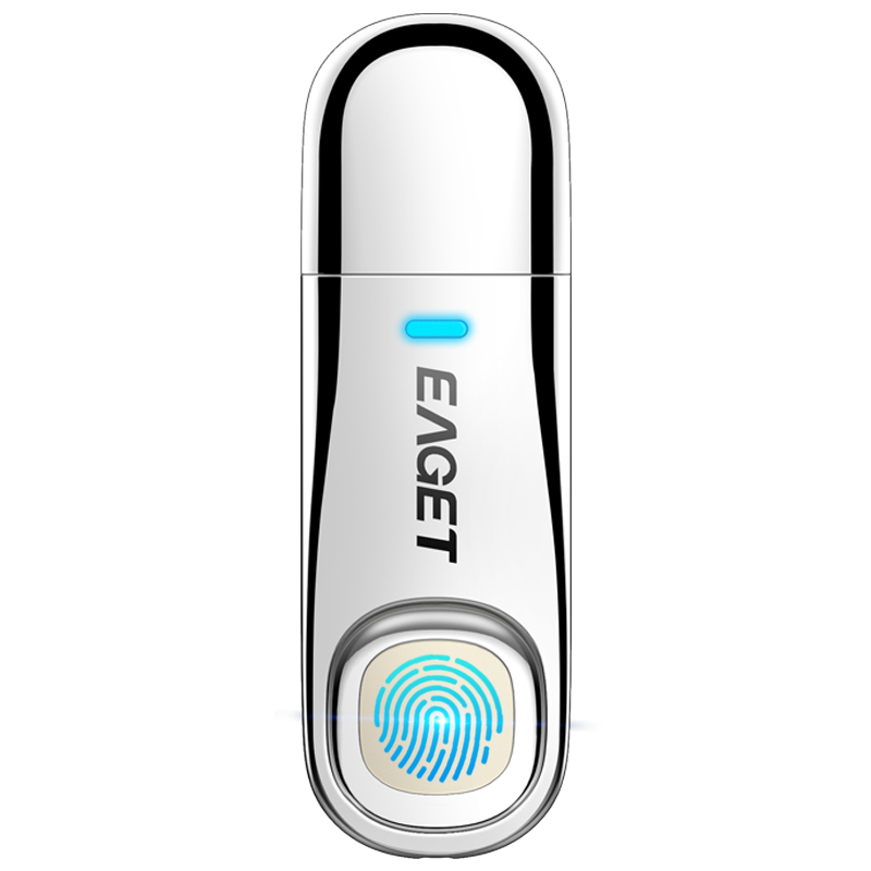 忆捷(Eaget) FU60 USB3.0 指纹加密U盘 防泄密 隐私安全保护 商务办公优盘全盘加密64GB