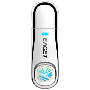忆捷(Eaget) FU60 USB3.0 指纹加密U盘 防泄密 隐私安全保护 商务办公优盘全盘加密64GB