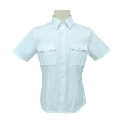 天鸣 白色短袖衬衣 160-190 件