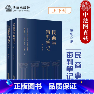 [正版]中法图 民商事审判笔记 骆电 民商事审判司法实务案例分析法律工具书 执行异议之诉第三人撤销之诉民商事法律关系