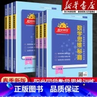 数学思维秘籍 二年级下 [正版]2024数学思维训练秘籍一年级二年级四年级五六三年级上册下册小学数学思维能力培养逻辑专项