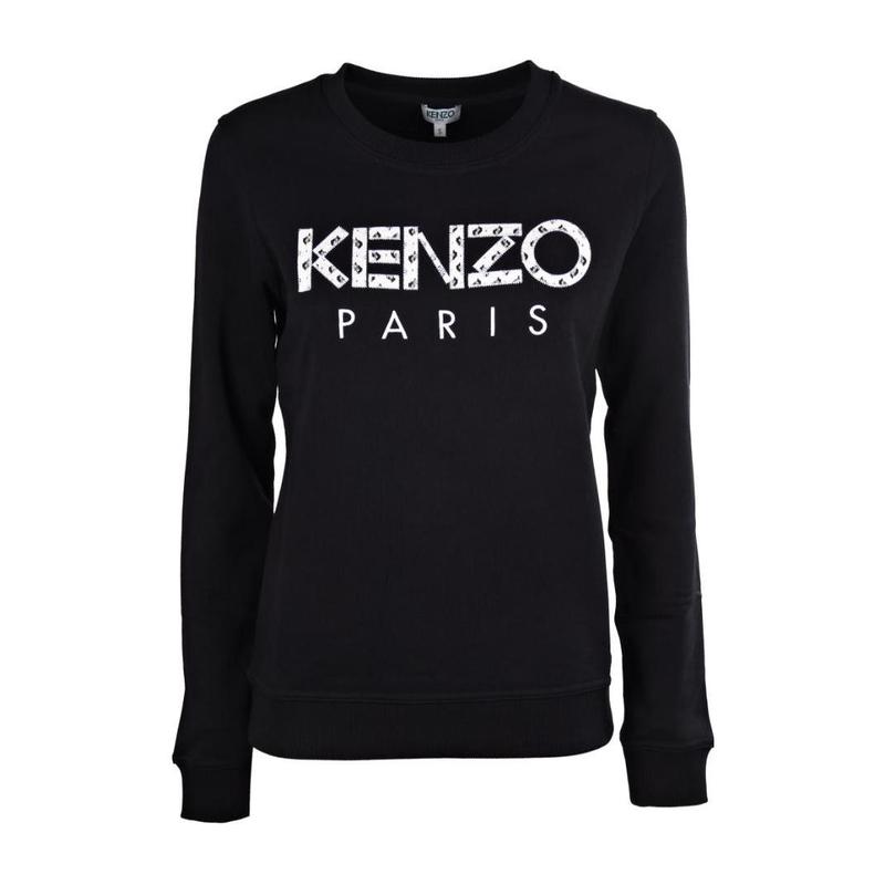高田贤三(Kenzo)女运动卫衣圆领长袖棉100%舒适百搭休闲潮流女士l