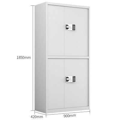 保密柜三圣S-MG2 密码解锁,指纹解锁,机械锁 4层