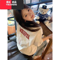 YIBUSHENG短袖t恤女2024新款设计感小众学生百搭宽松半袖小个子上衣