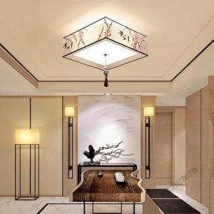 苏宁放心购 卧室灯 圆形 新中式吸顶灯客厅灯具仿古大气简约书房餐厅灯饰