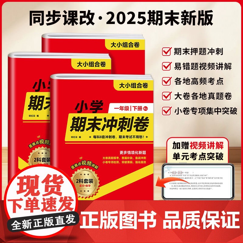 2025新版小学期末冲刺卷一年级二年级三年级四五年级六年级下册试卷测试卷全套人教版语文数学英语练习题练习册单元期末尖子生