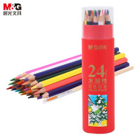 晨光 M&G 24色PP筒装水溶性彩色铅笔 AWP36810 木质 筒