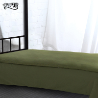 伊伊爱 全棉橄榄绿褥子