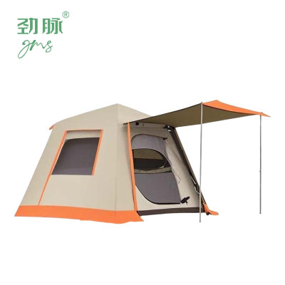 劲脉 户外自动帐篷 米白色-210*210*165CM 顶
