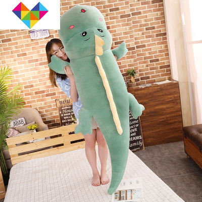 大恐龙玩具新款趴趴睡觉抱枕玩偶公仔圣诞节生日可爱毛绒娃娃御蓝锦