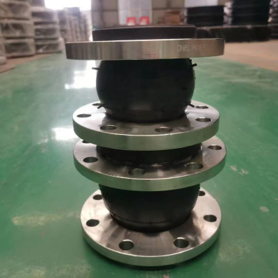 KXT可曲挠橡胶软接头DN80 304国标法兰氟橡胶1.6Mpa